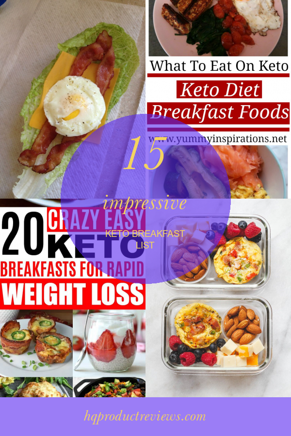 15 Impressive Keto Breakfast List Best Product Reviews 7339